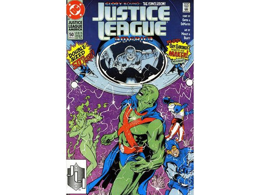Comic Books DC Comics - Justice League America 050 (Cond. FN+) - 20408 - Cardboard Memories Inc.