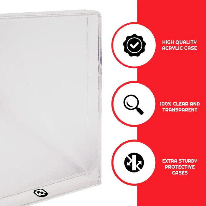 Comic Supplies Evoretro - DVD/Wii/GameCube/PS2/Xbox/Xbox360 Acrylic Cases - 2 Pack - Cardboard Memories Inc.