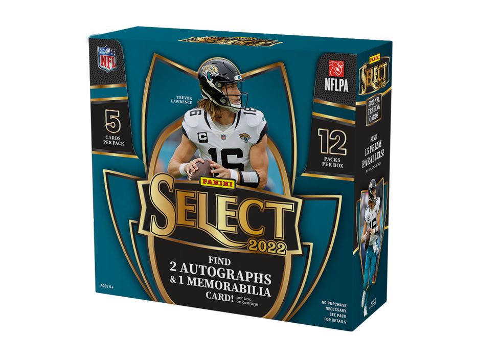 Sports Cards Panini - 2022 - Football - Select - Hobby Box - Cardboard Memories Inc.