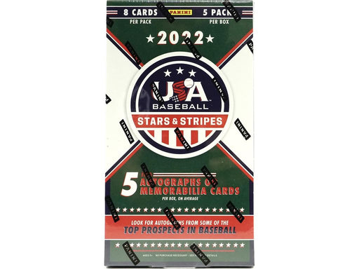 Sports Cards Panini - 2022 - Baseball - USA Stars and Stripes - Hobby Box - Cardboard Memories Inc.