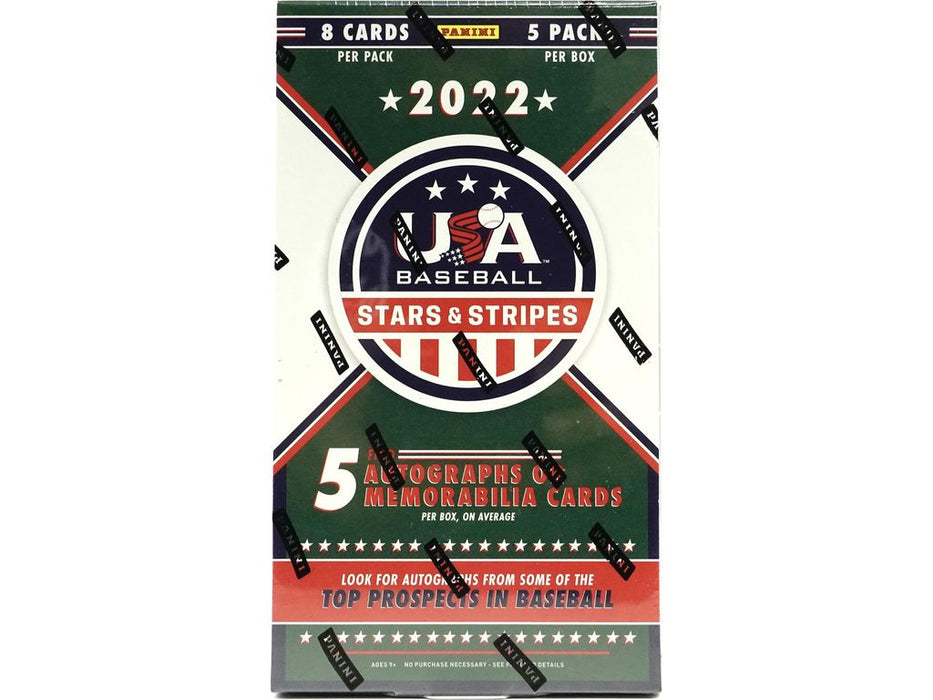 Sports Cards Panini - 2022 - Baseball - USA Stars and Stripes - Hobby Box - Cardboard Memories Inc.