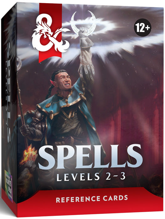Wizards of the Coast - 2026 - Dungeons and Dragons - 5th Edition - Reference Cards - Spells - Levels 2-3