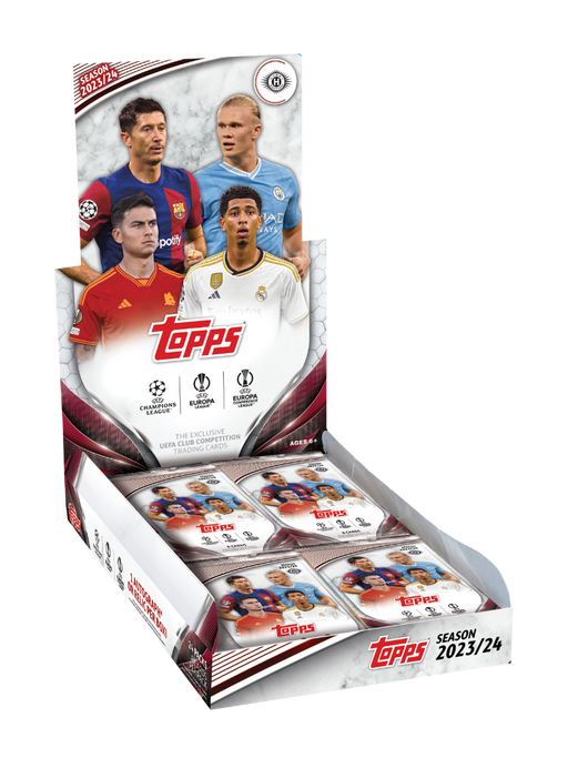 Sports Cards Topps - 2023-24 - UEFA Soccer - Club Competitions - Hobby Box - Cardboard Memories Inc.