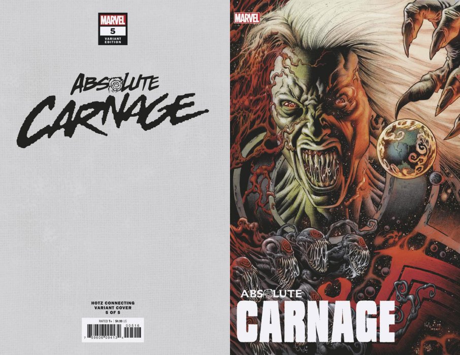 Comic Books Marvel Comics - Absolute Carnage 005 of 5 - Hotz Connecting Cover (Cond. VF-) - 4475 - Cardboard Memories Inc.