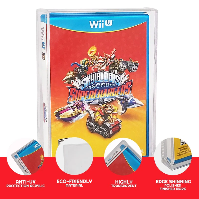 Comic Supplies Evoretro - DVD/Wii/GameCube/PS2/Xbox/Xbox360 Acrylic Cases - 2 Pack - Cardboard Memories Inc.