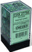 Dice Chessex Dice - Luminary Borealis Kelp with Light Green - Set of 12 D6 - CHX 27795 - Cardboard Memories Inc.