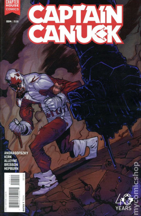 Comic Books Chapter House Comics - Captain Canuck (2015 Ongoing) 004 (Cond. FN-) - Cover B Variant Edition - 2018 - Cardboard Memories Inc.