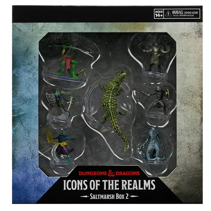 Role Playing Games Wizkids - Dungeons and Dragons - Icons of the Realms - Saltmarsh Box 2 - Cardboard Memories Inc.