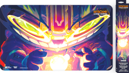 Riftbound - League of Legends Trading Card Game - Radiance - Playmat - Ziggs - Cardboard Memories Inc.