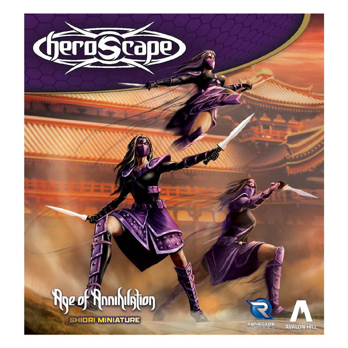 Action Figures and Toys Renegade Game Studios - Heroscape - Shiori Miniature - Cardboard Memories Inc.