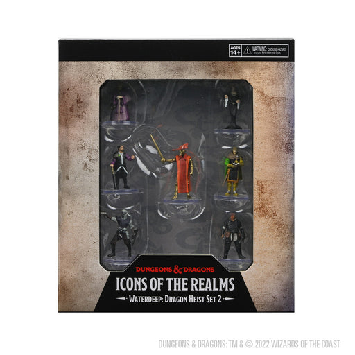 Role Playing Games Wizards of the Coast - Dungeons and Dragons - Icons of the Realms - Waterdeep Dragon Heist - Set 2 - Cardboard Memories Inc.