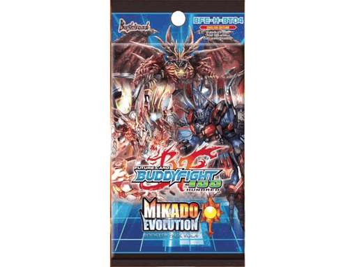 Trading Card Games Bushiroad - Buddyfight 100 - Mikado Evolution - BFE-H-BT04 - Booster Pack - Cardboard Memories Inc.