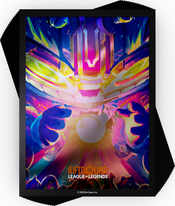 Riftbound - League of Legends - Radiance - Art Sleeves - Ziggs, Hexplosives Expert - 100 Count - Cardboard Memories Inc.