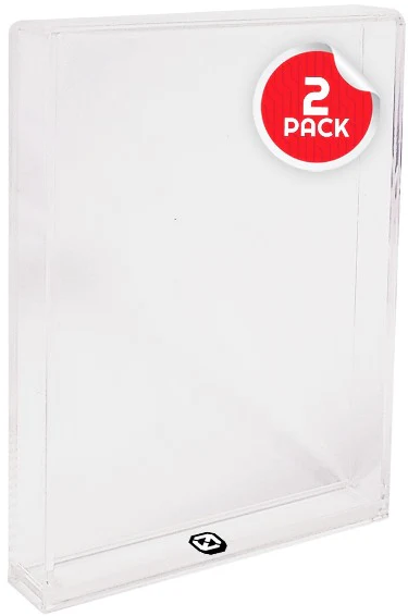 Comic Supplies Evoretro - DVD/Wii/GameCube/PS2/Xbox/Xbox360 Acrylic Cases - 2 Pack - Cardboard Memories Inc.