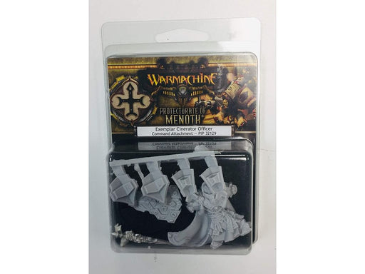 Collectible Miniature Games Privateer Press - Warmachine - Protectorate Of Menoth - Exemplar Cinerator Officer - PIP 32129 - Cardboard Memories Inc.