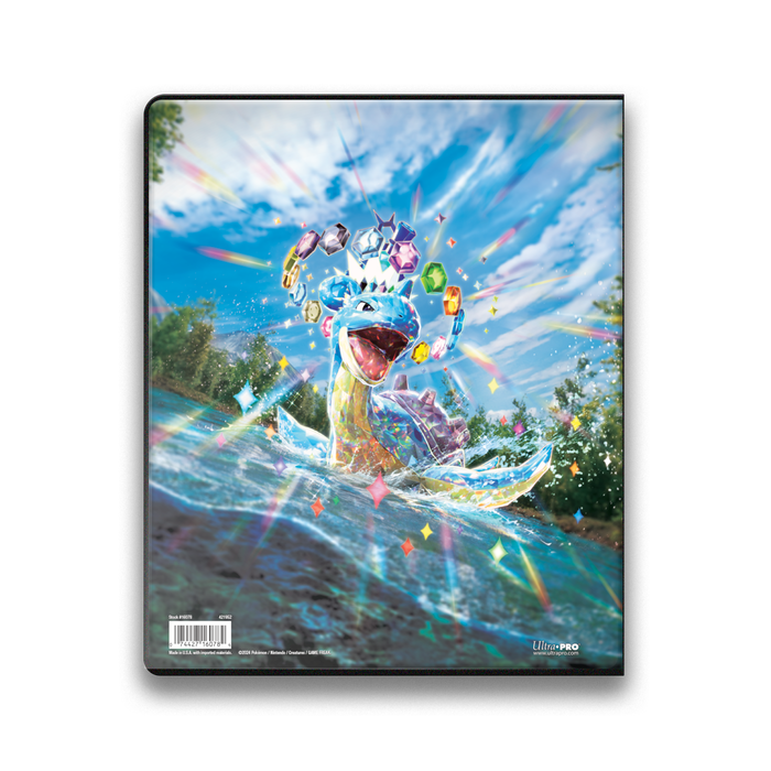 Trading Card Games Pokemon - Scarlet and Violet - Stellar Crown - 9 Pocket Portfolio Binder - Cardboard Memories Inc.