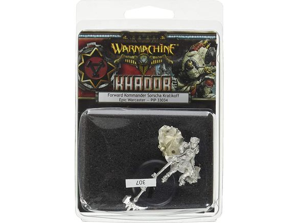 Collectible Miniature Games Privateer Press - Warmachine - Khador - Epic Forward Kommander Sorscha - PIP 33034 - Cardboard Memories Inc.