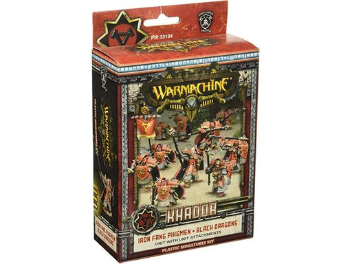 Collectible Miniature Games Privateer Press - Warmachine - Khador - Iron Fang Pikemen - Black Dragons - PIP 33104 - Cardboard Memories Inc.