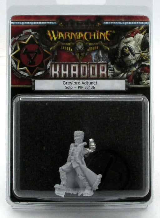Collectible Miniature Games Privateer Press - Warmachine - Khador - Greylord Adjunct - Warcaster Attachment  - PIP 33136 - Cardboard Memories Inc.
