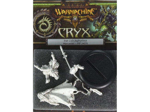 Collectible Miniature Games Privateer Press - Warmachine - Cryx - Iron Lich Asphyxious - PIP 34076 - Cardboard Memories Inc.