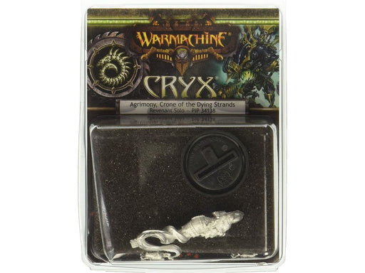 Collectible Miniature Games Privateer Press - Warmachine - Cryx - Agrimony Crone of the Dying Strands Solo - PIP 34138 - Cardboard Memories Inc.