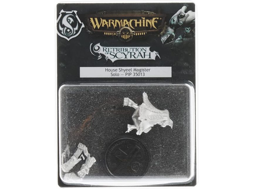 Collectible Miniature Games Privateer Press - Warmachine - Retribution of Scyrah - House Shyeel Magister Solo - PIP 35013 - Cardboard Memories Inc.