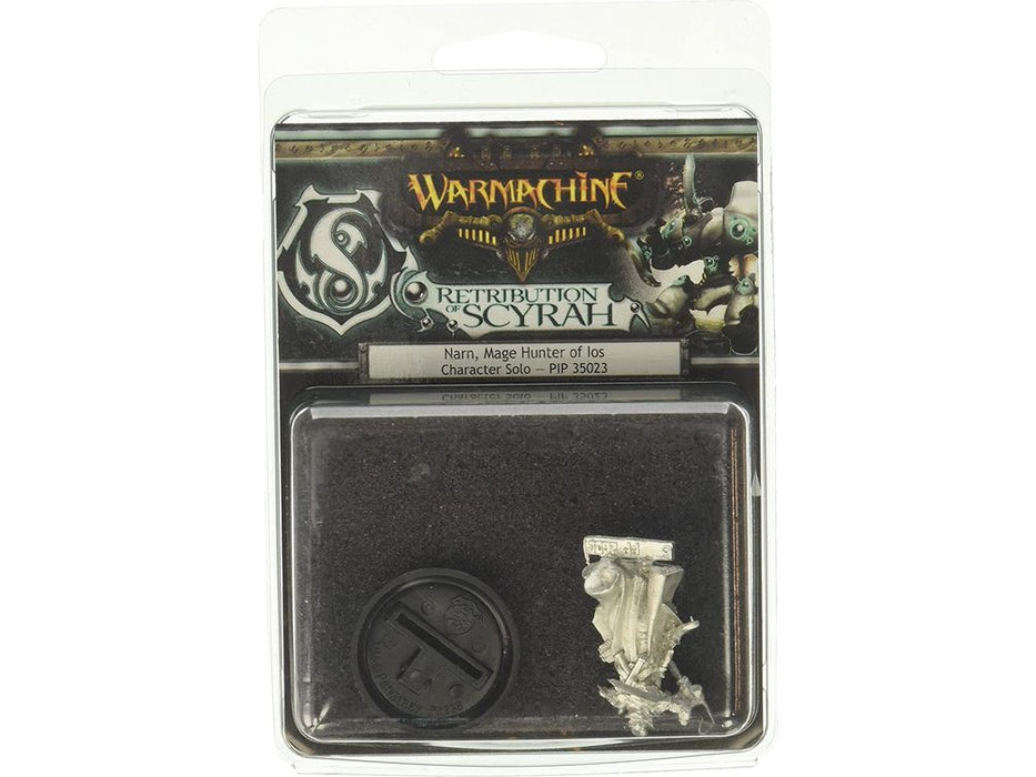 Collectible Miniature Games Privateer Press - Warmachine - Retribution of Scyrah - Narn Retribution Mage Hunter Solo - PIP 35023 - Cardboard Memories Inc.