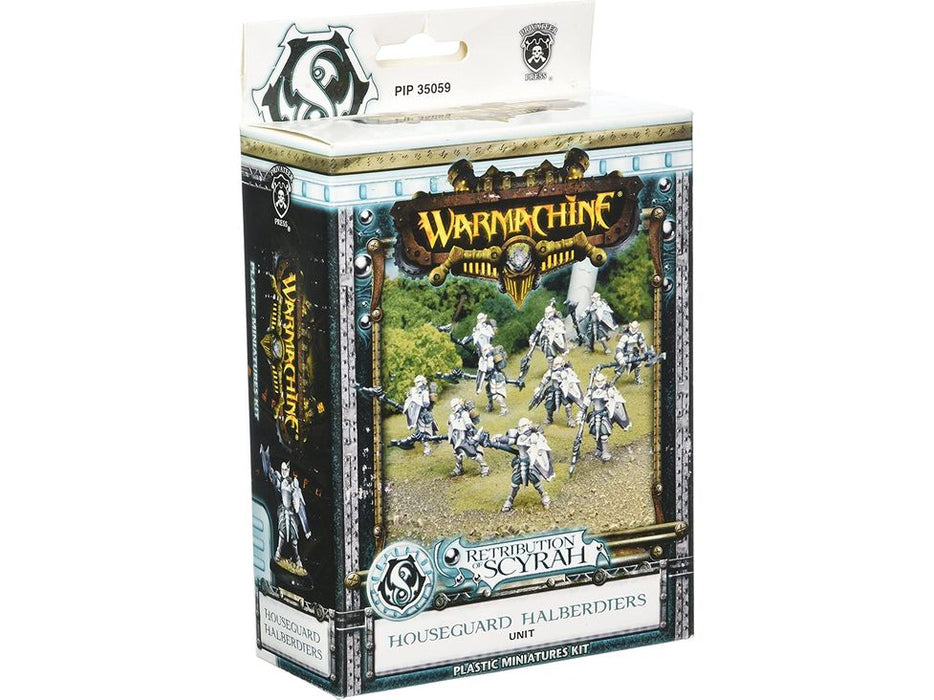 Collectible Miniature Games Privateer Press - Warmachine - Retribution of Scyrah - Houseguard Halberdiers - PIP 35059 - Cardboard Memories Inc.