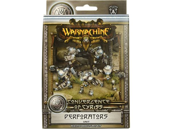 Collectible Miniature Games Privateer Press - Warmachine - Convergence of Cyriss - Perforators Unit - PIP 36020 - Cardboard Memories Inc.