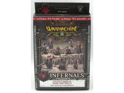 Collectible Miniature Games Privateer Press - Warmachine - Infernals - Cultist Band & Dark Sentinels w/ Unit attachments - PIP 38005 - Cardboard Memories Inc.