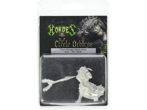 Collectible Miniature Games Privateer Press - Hordes - Circle Orboros - Tharn Ravager White Mane Solo - PIP 72038 - Cardboard Memories Inc.