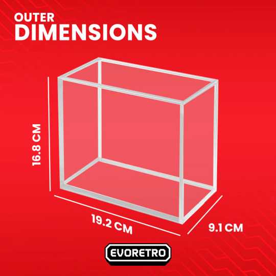 Evoretro - Acrylic Elite Trainer Box Display with Magnetic Lid