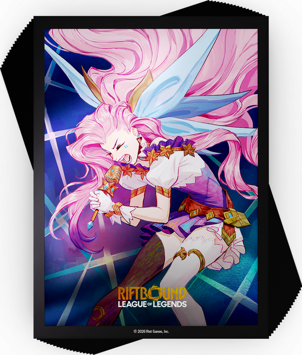 Riftbound - League of Legends - Radiance - Art Sleeves - Seraphine, Starry-Eyed Songstress - 100 Count - Cardboard Memories Inc.