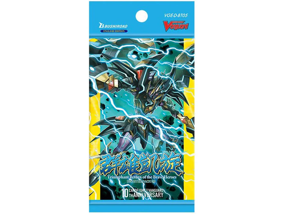 Trading Card Games Bushiroad - Cardfight!! Vanguard - Triumphant Return of the Brave Heroes - Booster Pack - Cardboard Memories Inc.