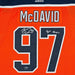 Collectible Merchandise Upper Deck Authenticated - Connor McDavid Autographed & Inscribed Edmonton Oilers Authentic Orange Jersey with 40th Anniversary Shoulder Patch - Cardboard Memories Inc.