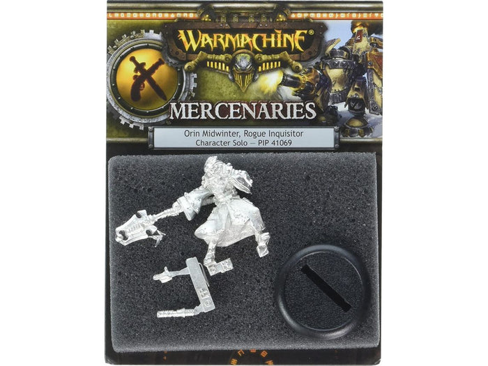 Collectible Miniature Games Privateer Press - Warmachine - Mercenaries - Orin Midwinter - PIP 41069 - Cardboard Memories Inc.