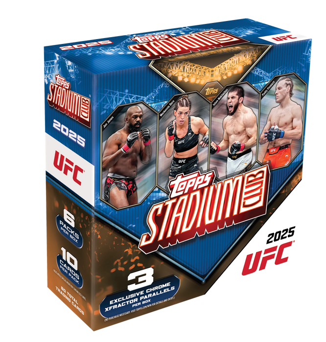 Non Sports Cards Topps - 2025 - UFC - Stadium Club - Mega Box - Cardboard Memories Inc.