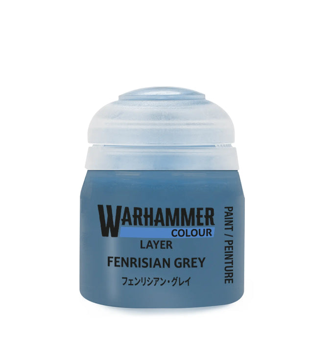 Paints and Paint Accessories Warhammer Colour - Layer - Fenrisian Grey - 22-68 - Cardboard Memories Inc.