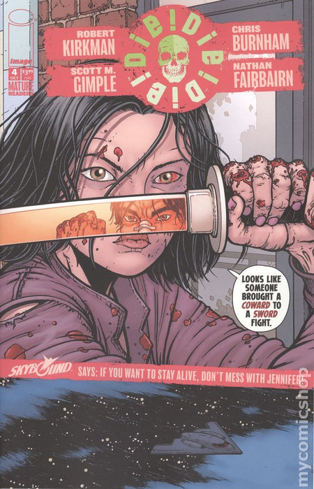 Comic Books Image Comics - Die Die Die (2015) 004 (Cond. FN-) - 3879 - B Cover Variant Edition - Cardboard Memories Inc.