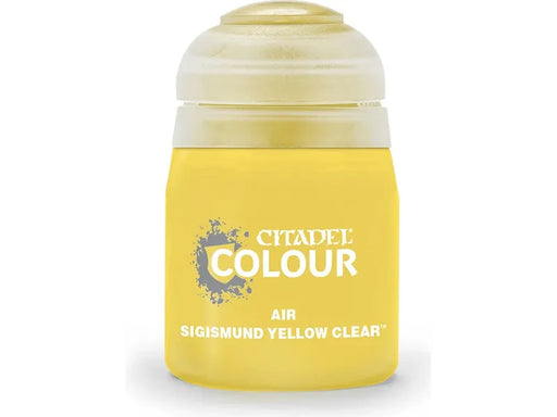 Paints and Paint Accessories Citadel Air - Sigismund Yellow Clear 24ml - 28-62 - Cardboard Memories Inc.