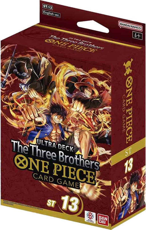 collectible card game Bandai - One Piece Card Game - Ultra Deck - The Three Brothers - Cardboard Memories Inc.