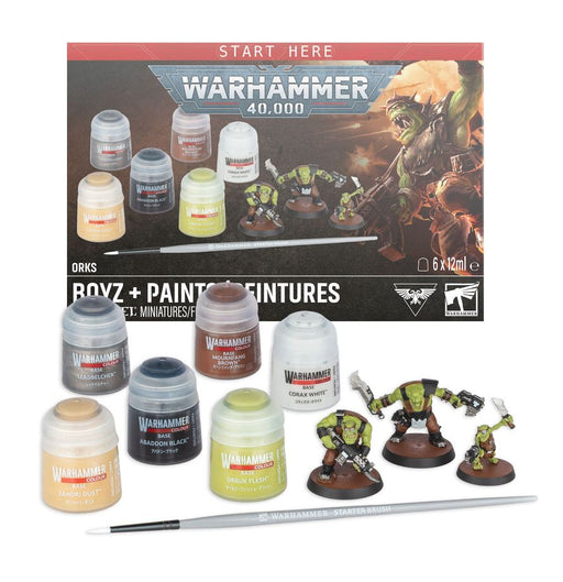 Games Workshop - Warhammer 40K - 11th Edition - Orks - Boyz & Paints Set - 60-05 - Pre-Order |
Cardboard Memories Inc.
5011921268566