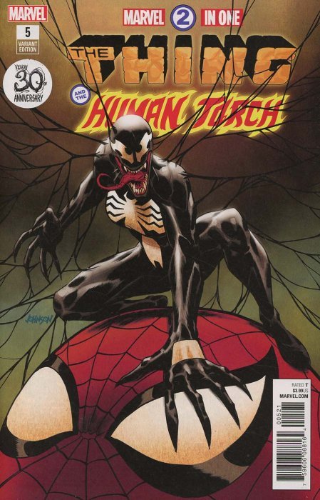 Comic Books Marvel Comics - Marvel Two-in-One 005 - Venom 30th Cover (Cond. VF-) - 4732 - Cardboard Memories Inc.
