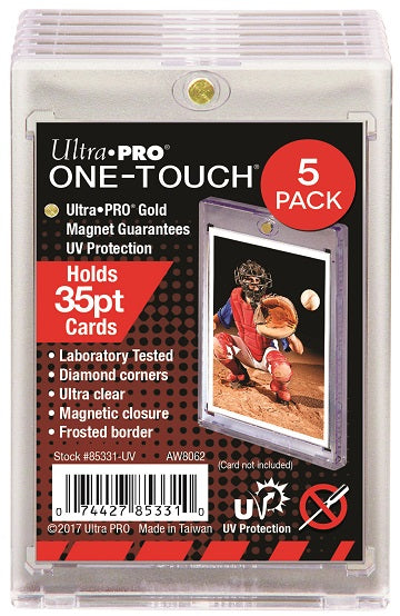 Supplies Ultra Pro - Magnetized One Touch - 35pt - 5 Pack - Cardboard Memories Inc.
