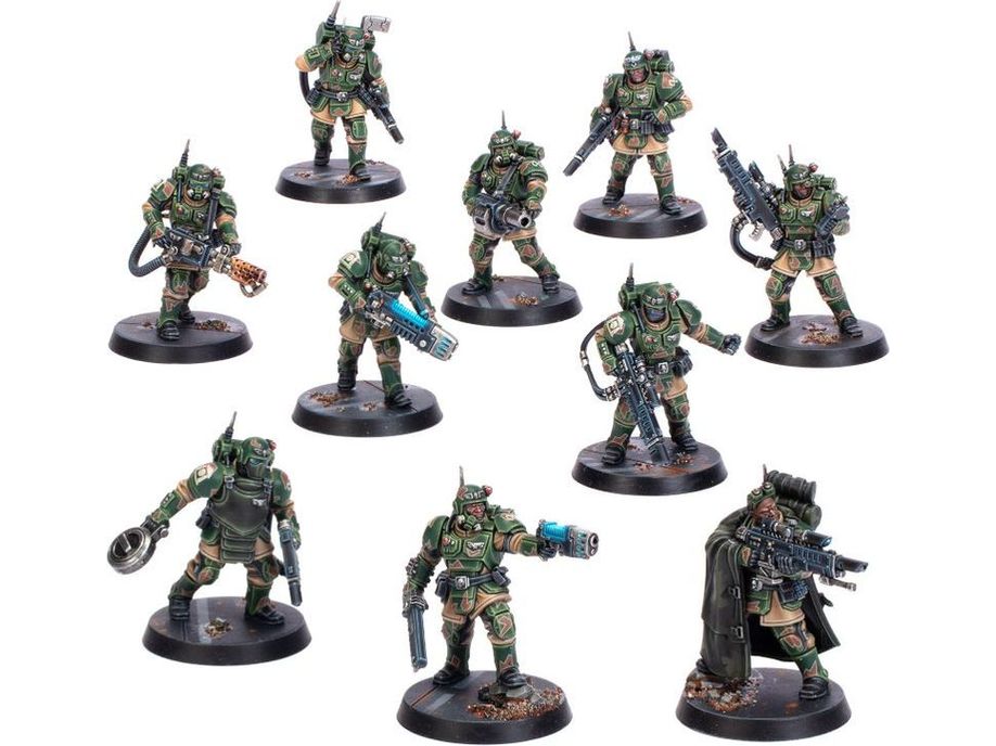 Collectible Miniature Games Games Workshop - Warhammer 40K - Kill Team - Kasrkin - 103-18 - Cardboard Memories Inc.