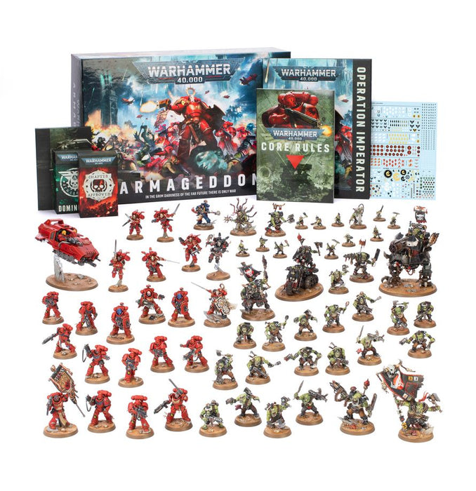 Games Workshop - Warhammer 40K - 11th Edition - Armageddon Box - 40-01 - Pre-Order June 20th, 2026 |
Cardboard Memories Inc.
5011921266159