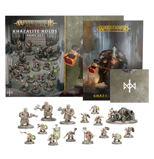 Collectible Miniature Games Games Workshop - Warhammer Age of Sigmar - Khazalite Holds - Army Set - 84-05 - Pre-Order - Cardboard Memories Inc.