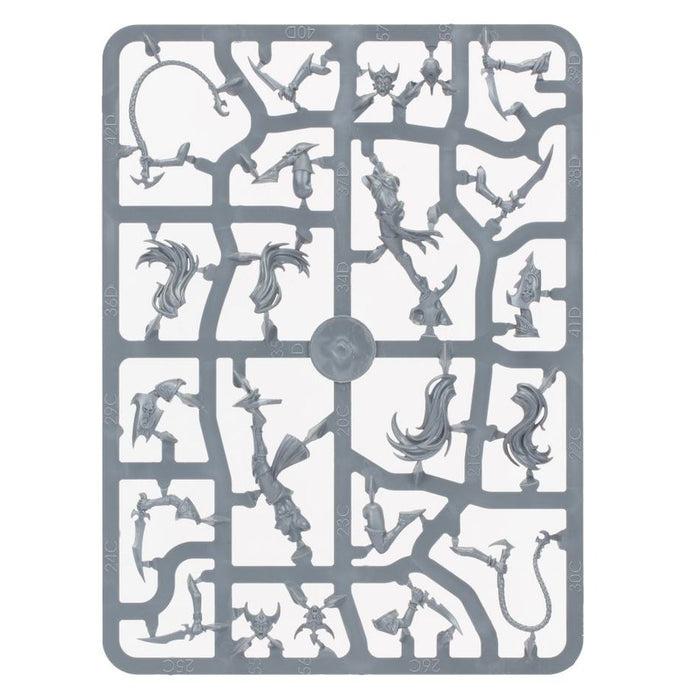 Collectible Miniature Games Games Workshop - Warhammer Age of Sigmar - Daughters of Khaine - Witch Aelves - 85-10 - Cardboard Memories Inc.