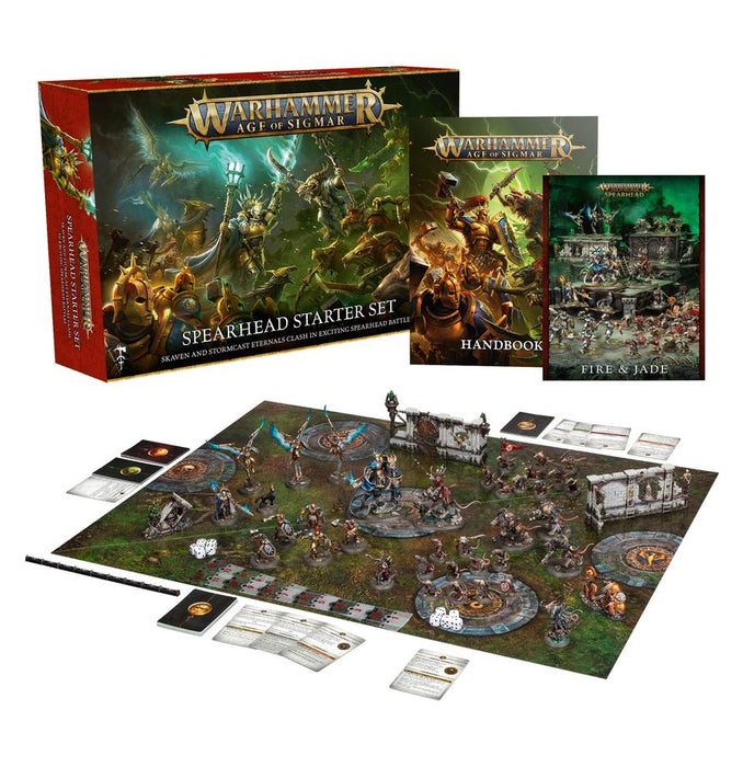 Collectible Miniature Games Games Workshop - Warhammer Age of Sigmar - Spearhead Starter Set - 80-01 - Cardboard Memories Inc.