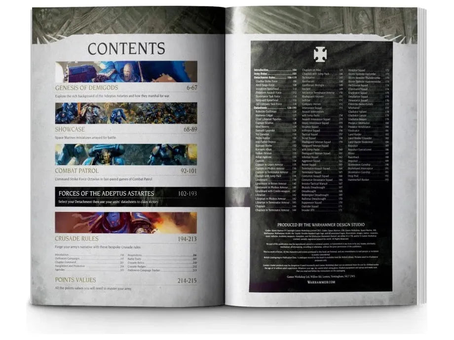 Collectible Miniature Games Games Workshop - Warhammer 40K - Codex - Space Marines - 10th Edition - Hardcover - 48-01 - Cardboard Memories Inc.